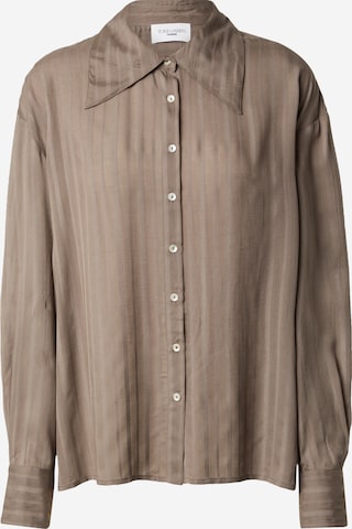 ABOUT YOU x Toni Garrn Blouse in Brown: front