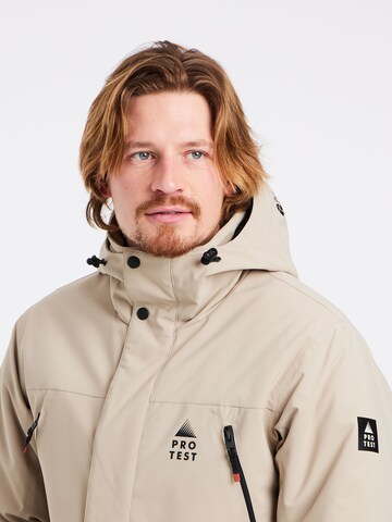 PROTEST Sportjacke 'PRTEIDEM'‌‌‌‌‌‌ in Braun