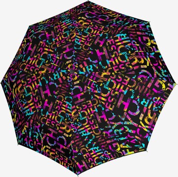Doppler Paraplu in Zwart: voorkant