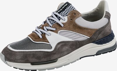 Floris van Bommel Sneaker 'Jogger' in braun / grau / hellgrau / weiß, Produktansicht