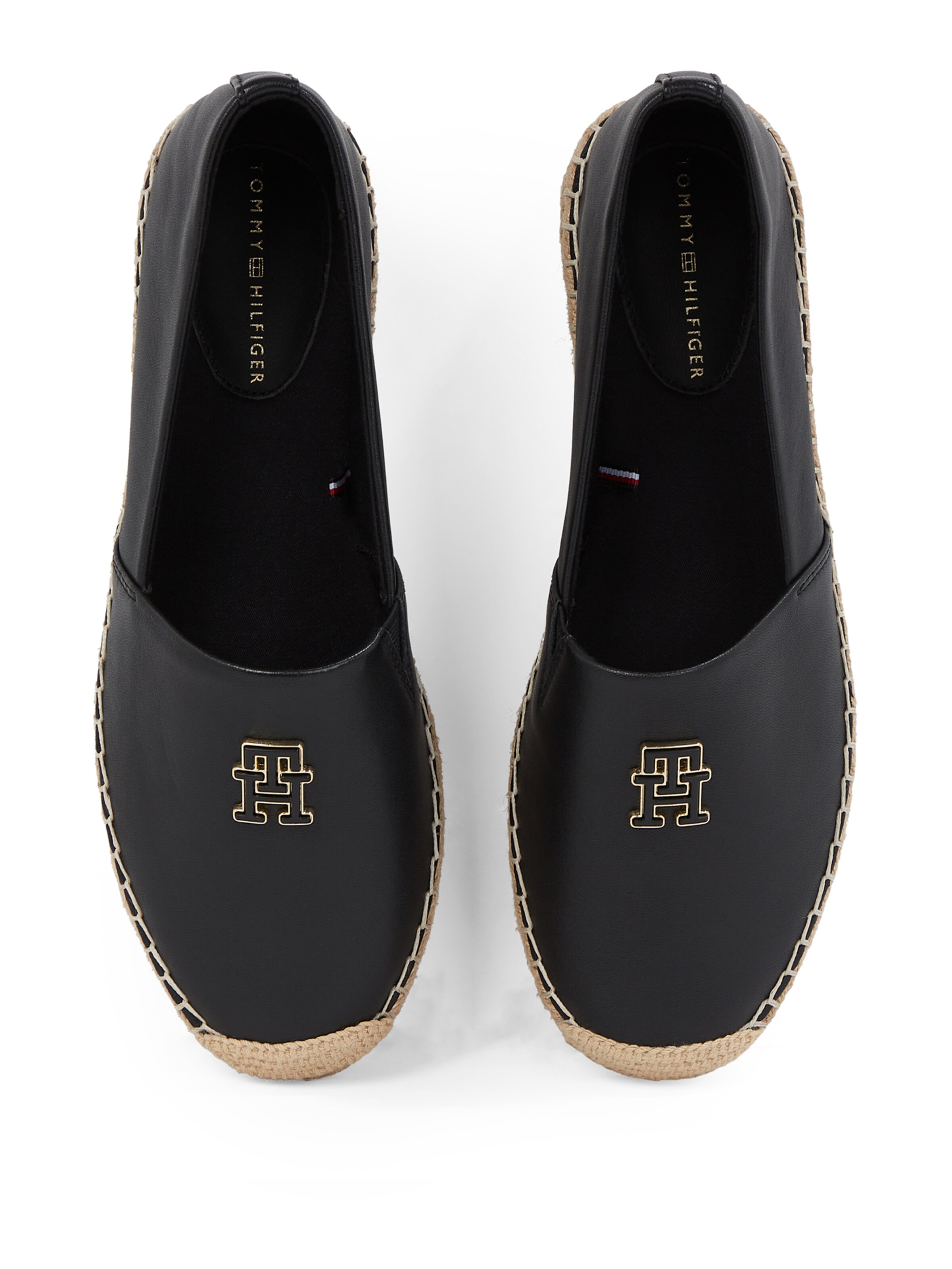 Espadrile de la TOMMY HILFIGER pe negru