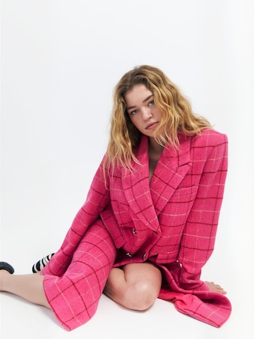 Crās - Chaqueta de invierno ' Slonecras ' en rosa: frente