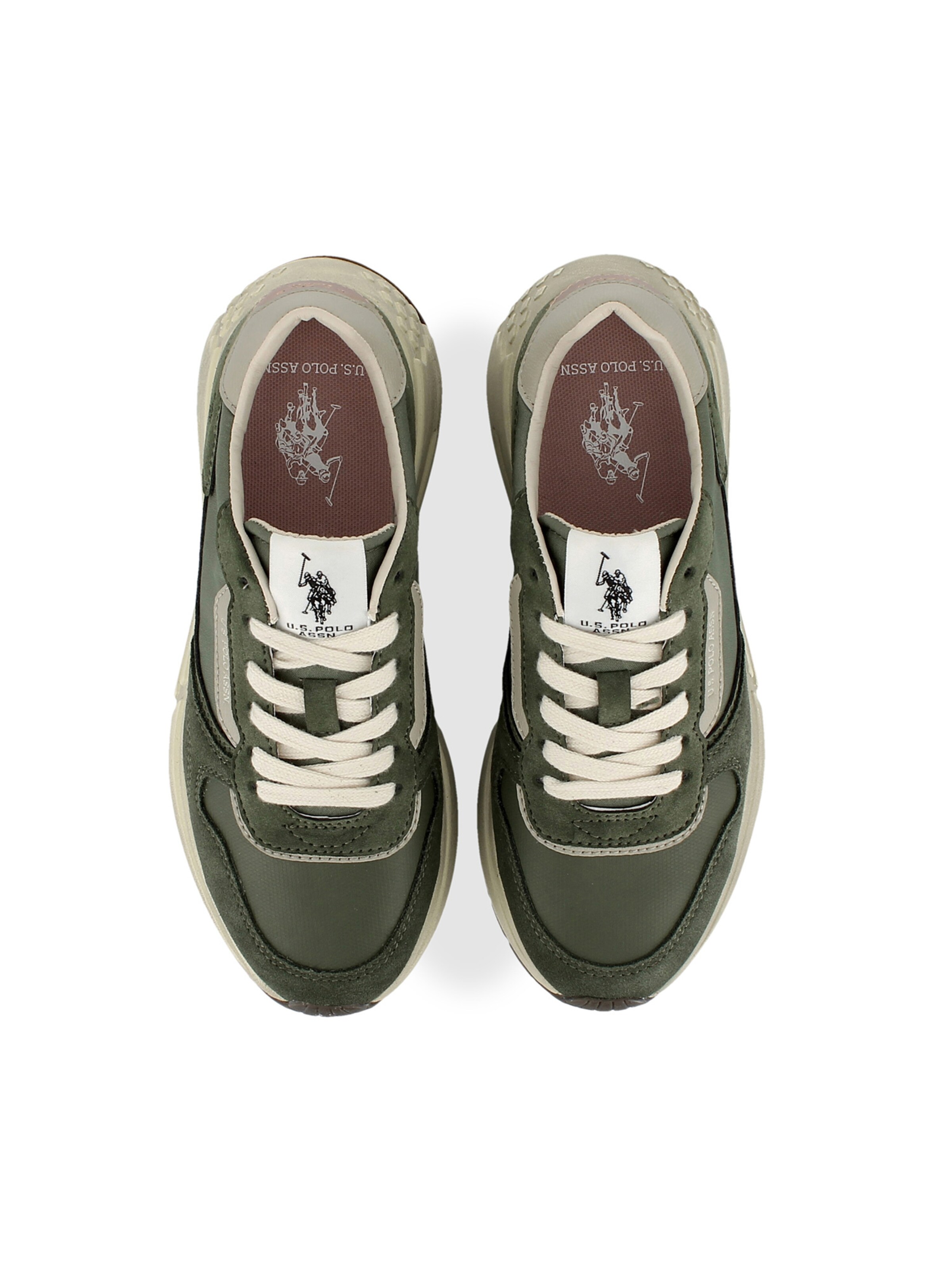 Baskets basses 'Seneka' US POLO ASSN. en vert