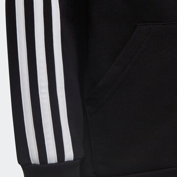 ADIDAS SPORTSWEAR Sportovní mikina 'Essentials 3-Stripes Zip ' – černá