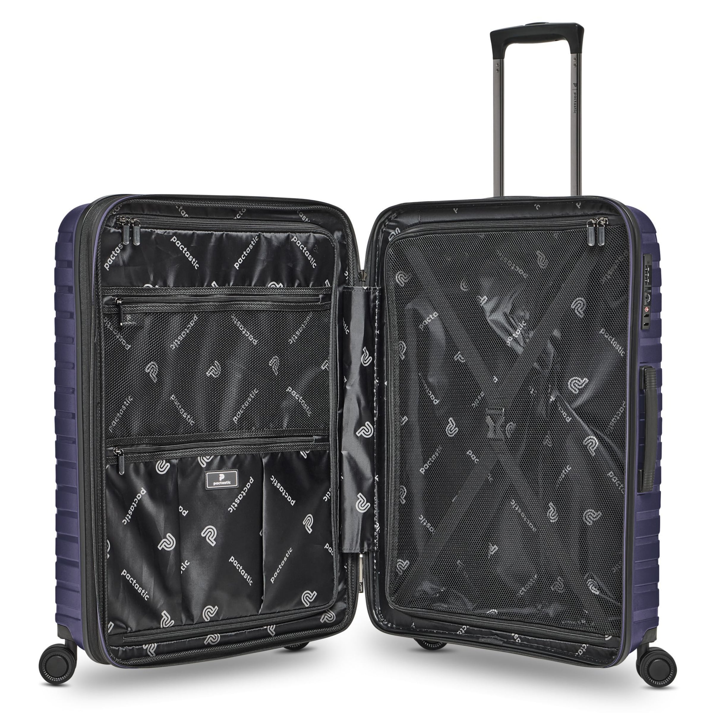 Pactastic Suitcase set in Purple