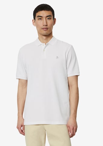 T-Shirt Marc O'Polo en blanc : devant