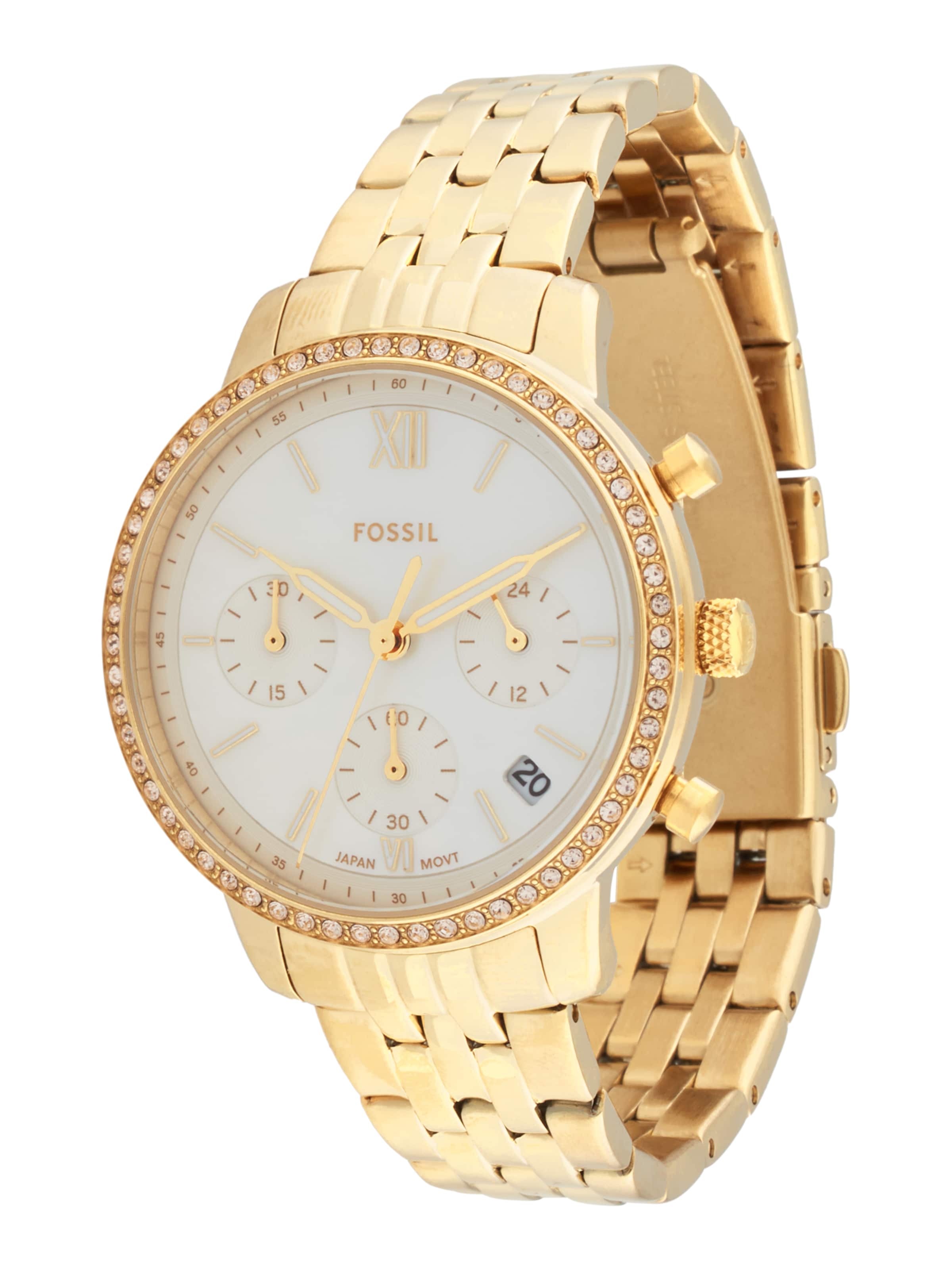 FOSSIL Αναλογικό ρολόι 'NEUTRA' σε χρυσό: μπροστά