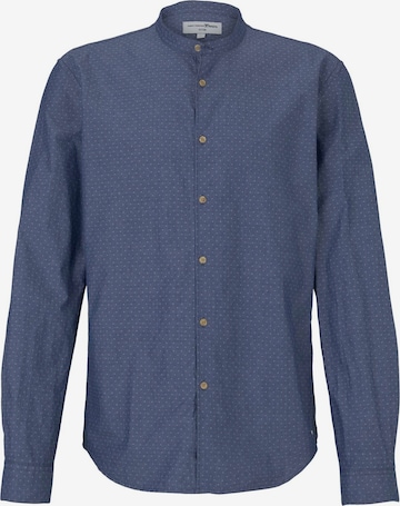 Chemise TOM TAILOR DENIM en bleu : devant