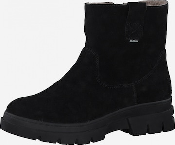 Boots s.Oliver en noir : devant