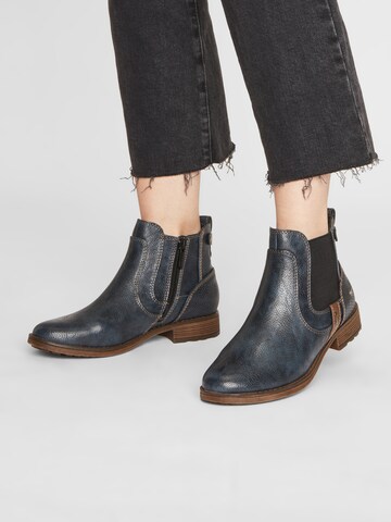 MUSTANG Chelsea Boots i blå: forside