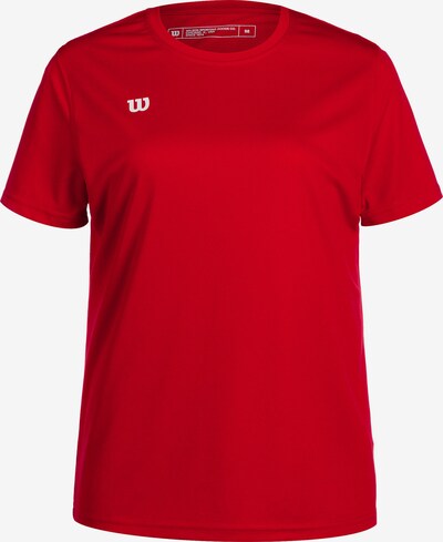WILSON T-shirt fonctionnel en rouge / blanc, Vue avec produit