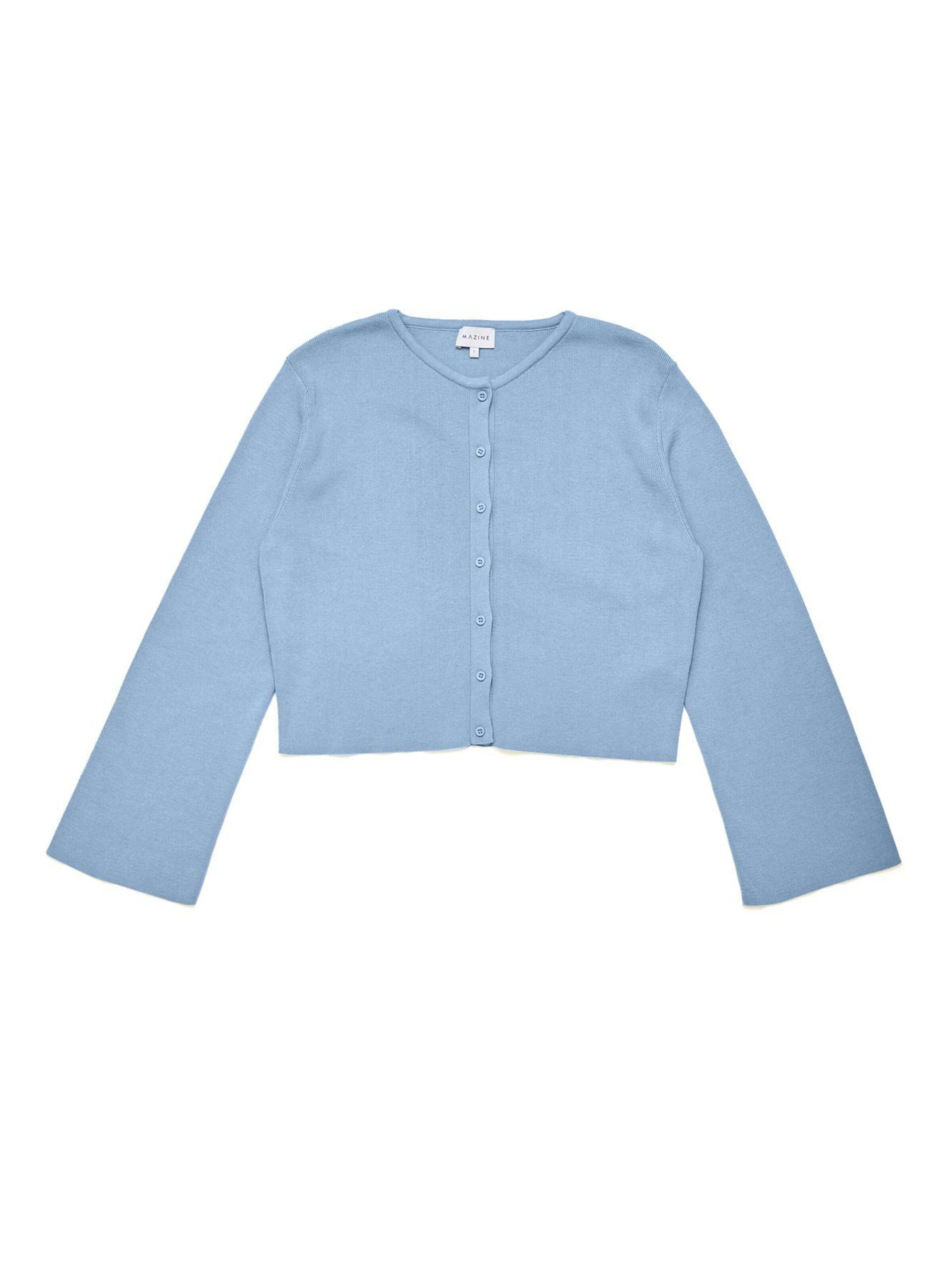 mazine Strickjacke 'Cilia'‌‌‌ in Blau: Vorderseite