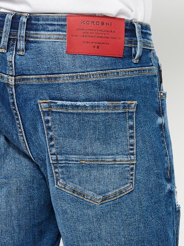 Regular Jeans de la KOROSHI pe albastru