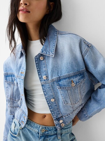 Bershka Between-season jacket in Blue