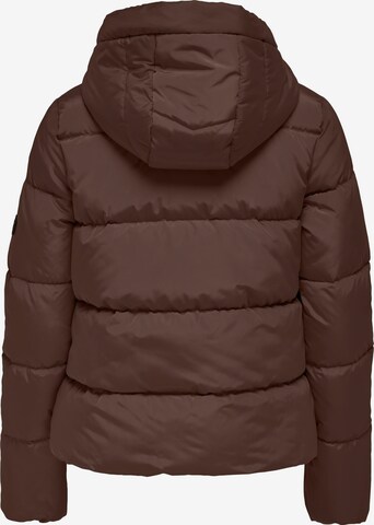 ONLY Winter Jacket 'ONLAMANDA' in Brown