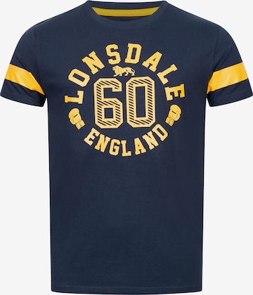 Maglietta di LONSDALE in blu: frontale