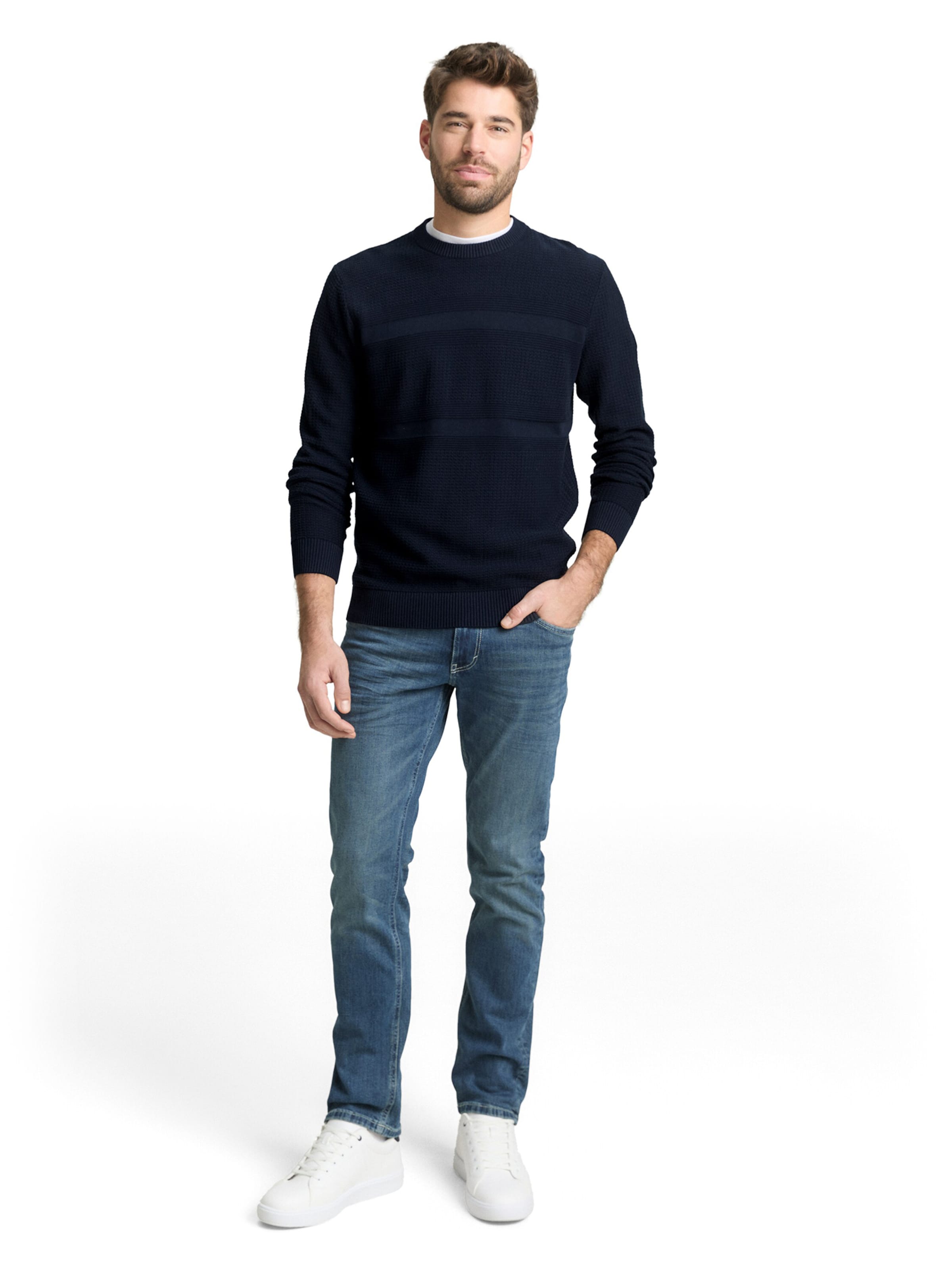 Pulover de la TOM TAILOR pe albastru