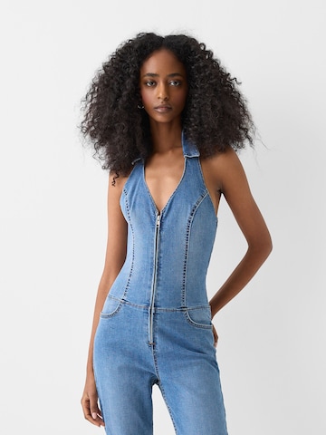 Bershka Jumpsuit in Blue