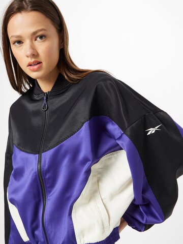 Reebok Athletic Jacket in Purple