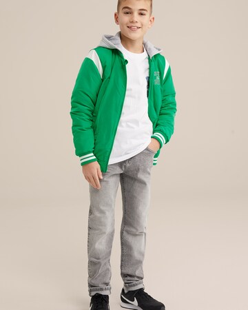 WE Fashion Between-season jacket in Green
