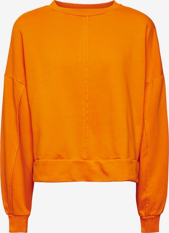 ESPRIT Sweatshirt in Oranje: voorkant