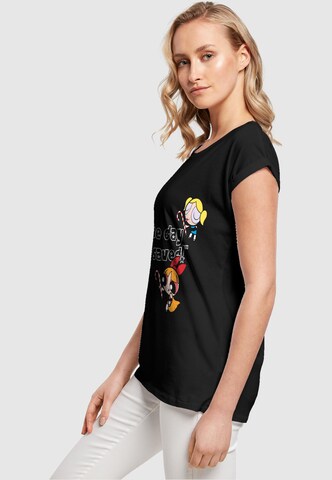 ABSOLUTE CULT Shirt 'The Powerpuff Girls - The Day Is Saved' in Black