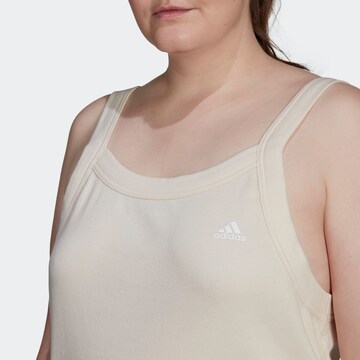 ADIDAS SPORTSWEAR Sporttop 'Essentials Yoga Rib' in Beige