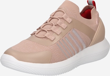 Bata Platform trainers in Pink: front