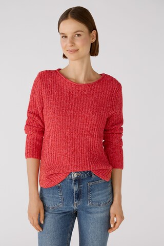 Pullover di OUI in rosso: frontale