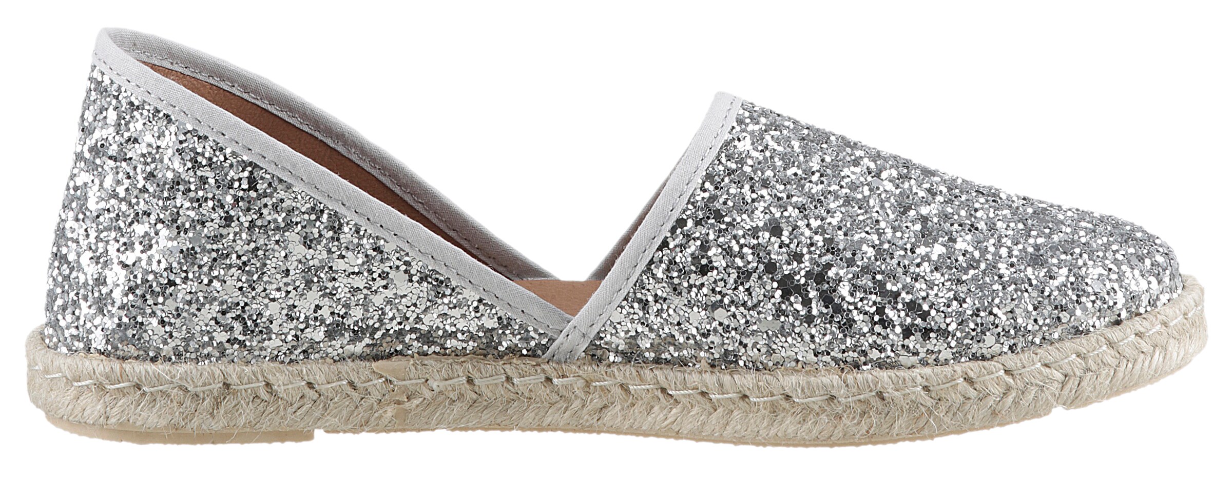 VERBENAS Espadrilles 'Carmen' in Silver