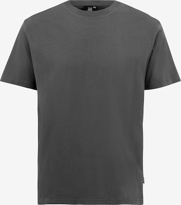 Oldskull Shirt 'Plain Basic' in Grey: front