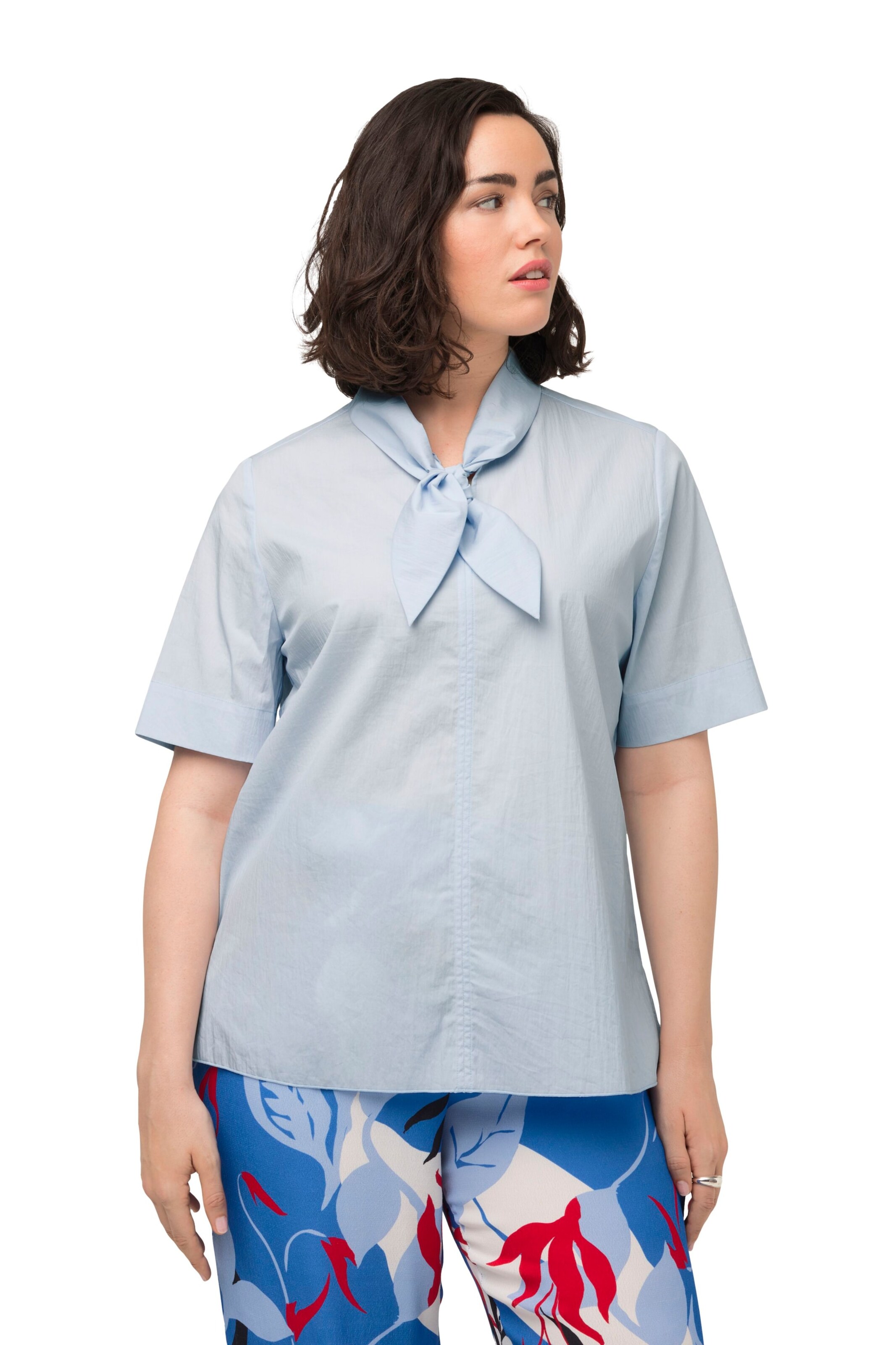 Ulla Popken Blouse in Blue: front