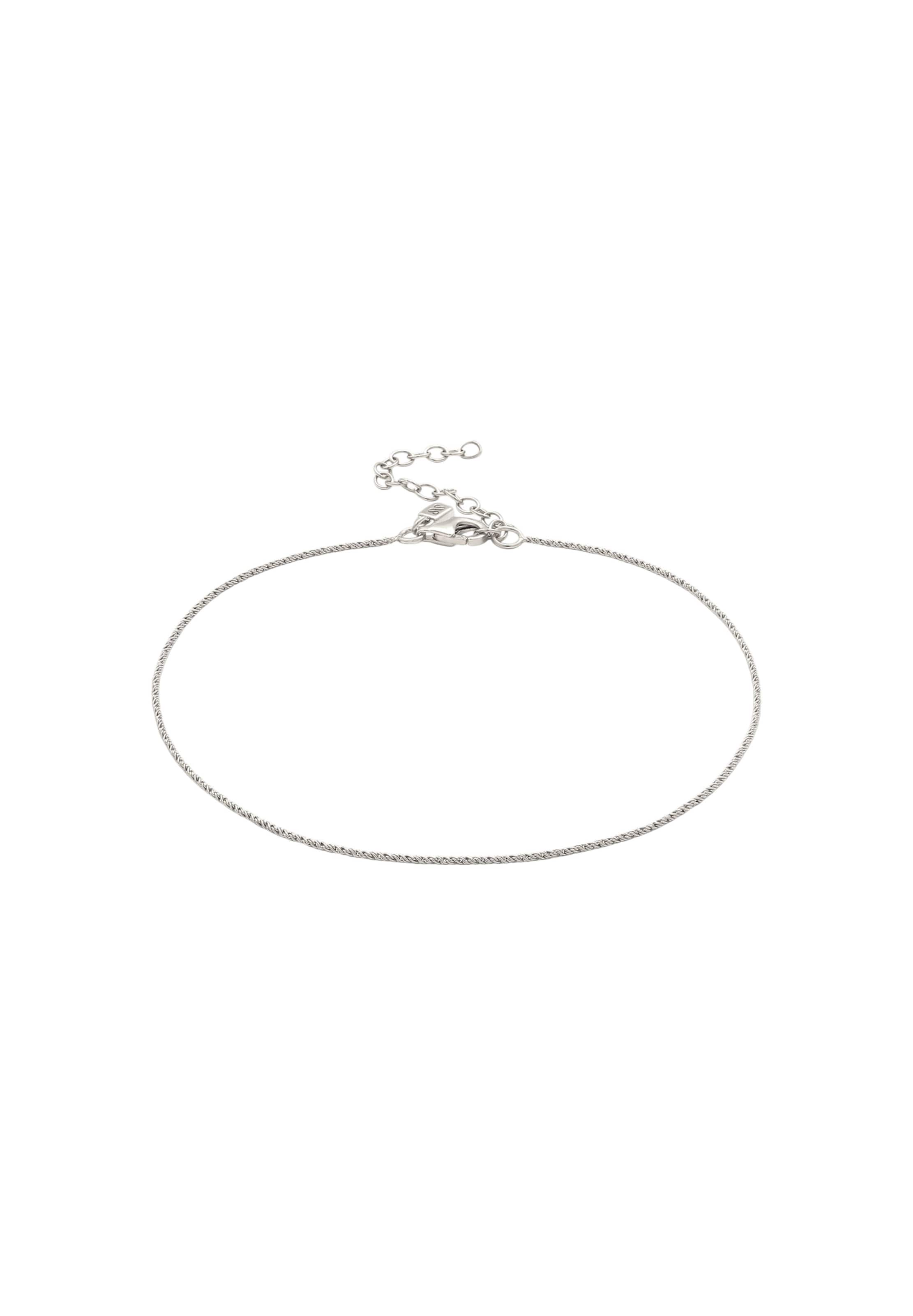 Stilnest Foot jewelry in Silver: front