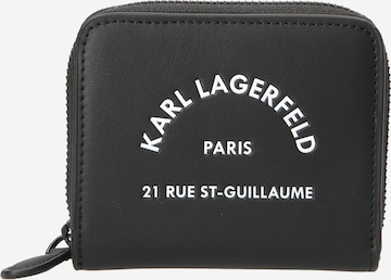 Karl Lagerfeld Portemonnaie 'Rue St. Guillaume' in Schwarz: predná strana
