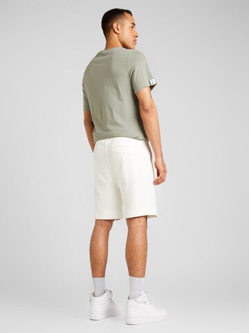 BOSS - regular Pantalón 'SeeTowel' en blanco