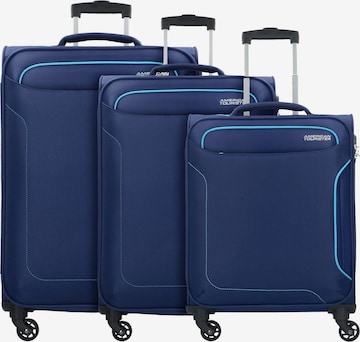 Set di valigie 'Holiday Heat' di American Tourister in blu: frontale