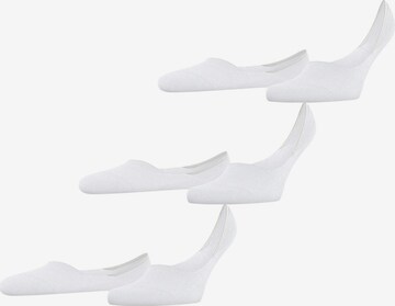 FALKE Füßlinge 'Step Medium Cut 3-Pack' in Weiß: Vorderseite