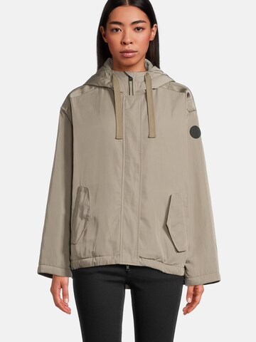 No. 1 Como Between-season jacket 'DUPLA' in Grey: front