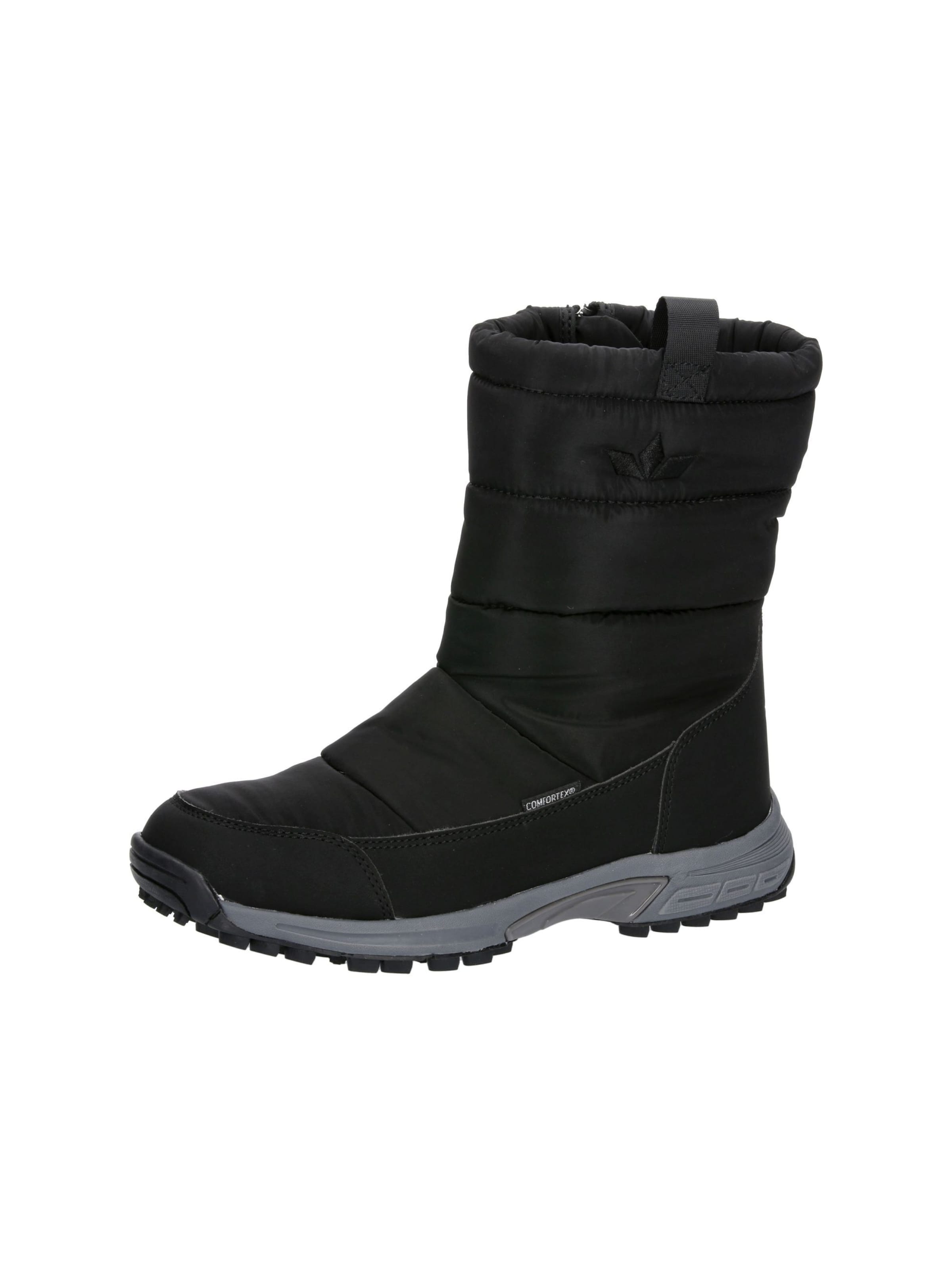 LICO Snowboots 'Merja' in Schwarz: Vorderseite