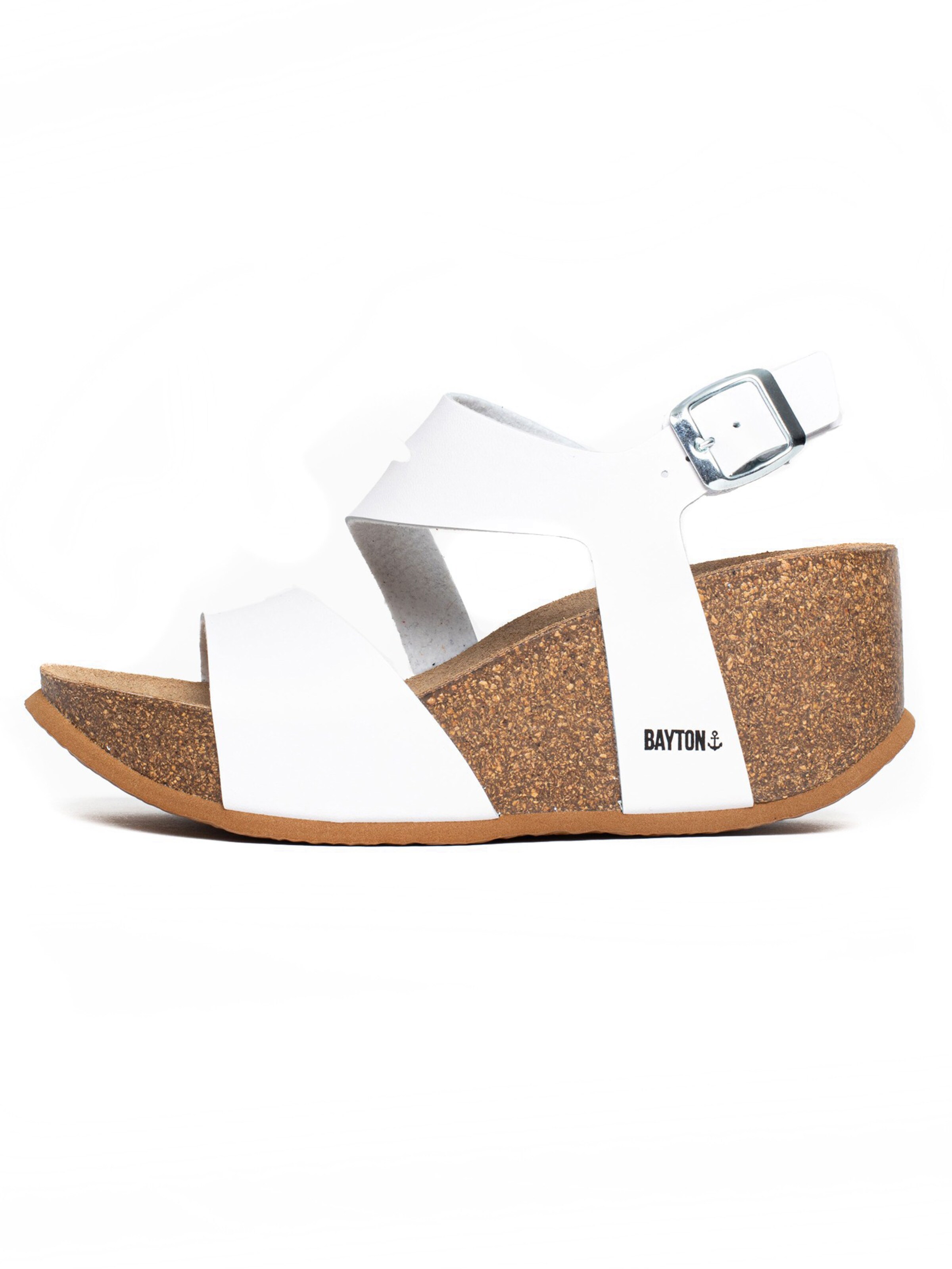 Bayton - Sandalias 'Ibiza' en blanco: frente