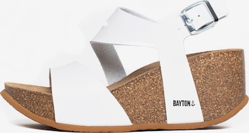 Bayton - Sandália 'Ibiza' em branco: frente