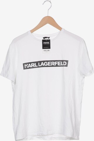Karl Lagerfeld T-Shirt XL in Weiß: predná strana