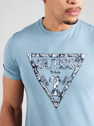 Maglietta di GUESS in blu