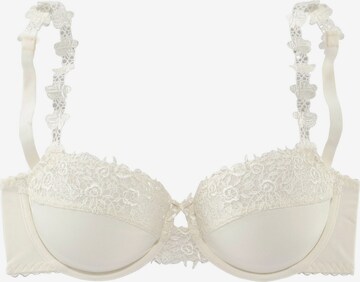 NUANCE Balconette Bra in Beige: front