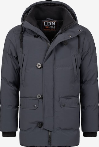 BRAVE SOUL Winter Jacket 'Bilturn' in Blue: front