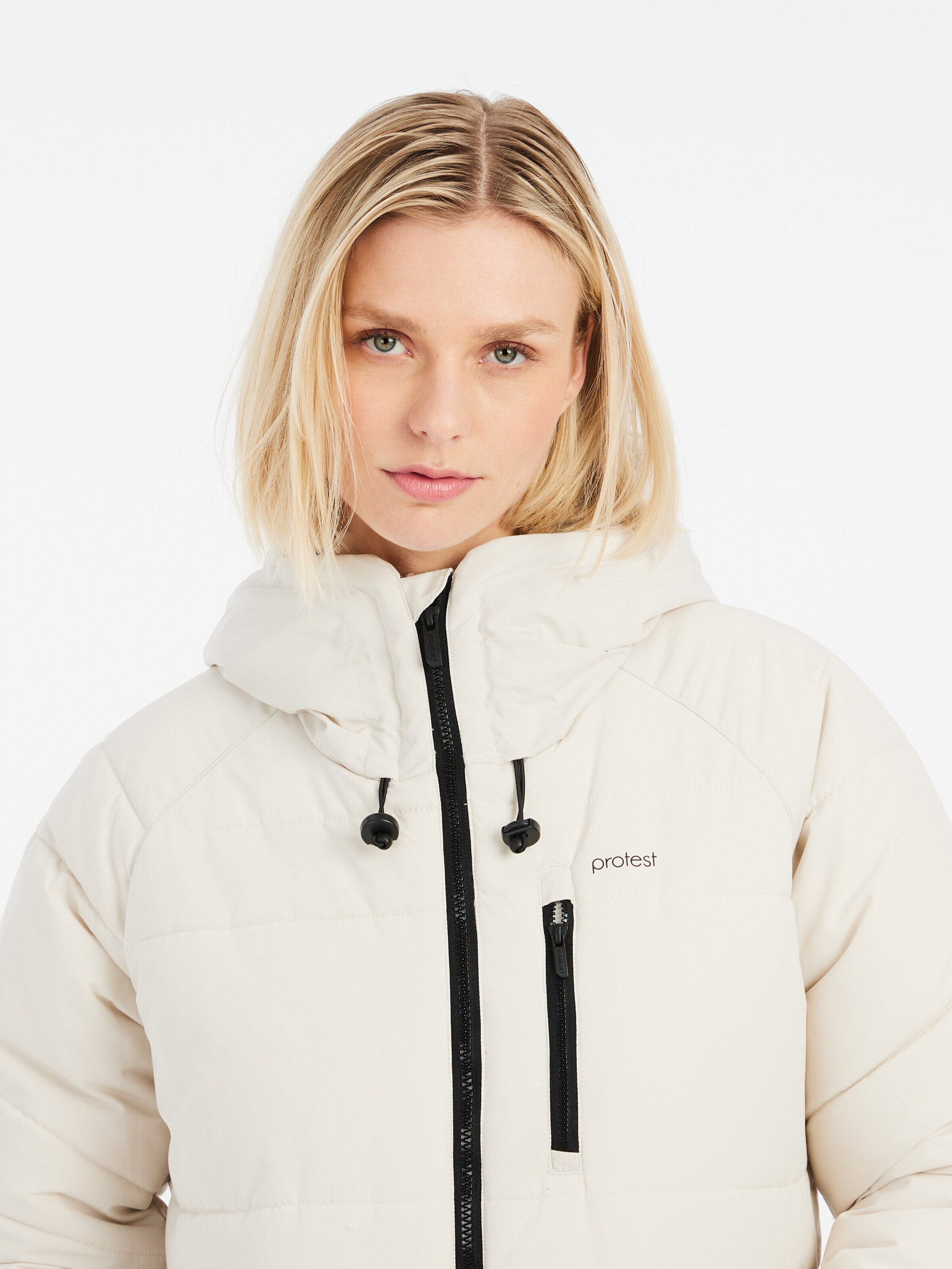 PROTEST Winter Jacket 'PRTMAGI' in White