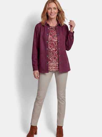 Goldner Übergangsjacke in Lila