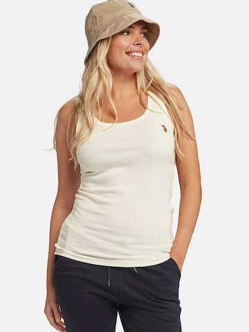 U.S. POLO ASSN. Overdel 'Casandra' i hvid: forside