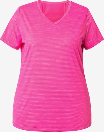 Ulla Popken Shirt in Roze: voorkant