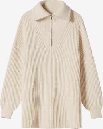 Bershka Pullover in Beige: predná strana